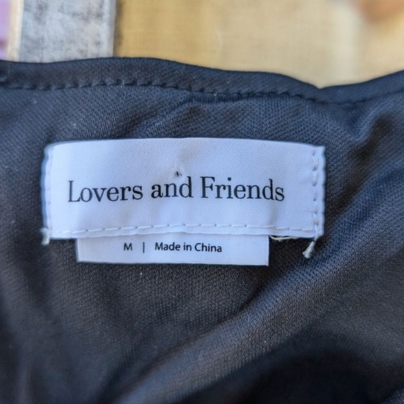 NWT Lovers + Friends Black/Silver Sequin 2 Pc Skirt Set Bandeau Top Maxi Skirt M - Picture 11 of 11